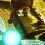 ry-spirit legend of zelda link fanart wake up link navi fairie