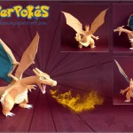 Pokemon Papercrafts by PapaerPokes! charizard charmander fire evelve