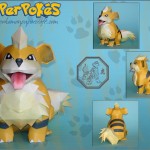 Pokemon Papercrafts by PapaerPokes! growlithe
