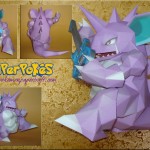 Pokemon Papercrafts by PapaerPokes ! nidoking guitar