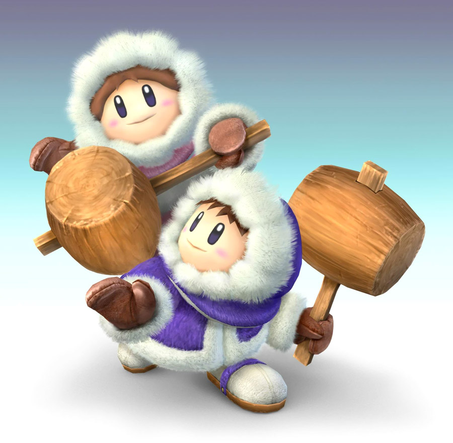 Dorkly Bits Ice Climbers Cliffhanger Featuring Nintendos Eskimo Duo 