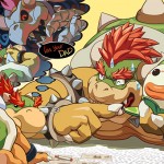 On_the_eve_of_New_SMB_Wii_by_MasaBowser Nintendo's Bowser Artwork by MasaBowser! The Art of the Life of Mario's Peach Stealing King Bowser Koopa