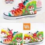 nerd fox shoes Bobsmade acrylic lucas paint faber castell shoes