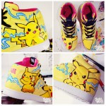 pikachu sneaker Bobsmade pokemon thunder shock custom acrylic