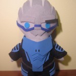 Mass Effect Custom Plushies by ViciousPretty! Featuring Garrus, Liara, Tali, Wrex, Legion, & Mordin