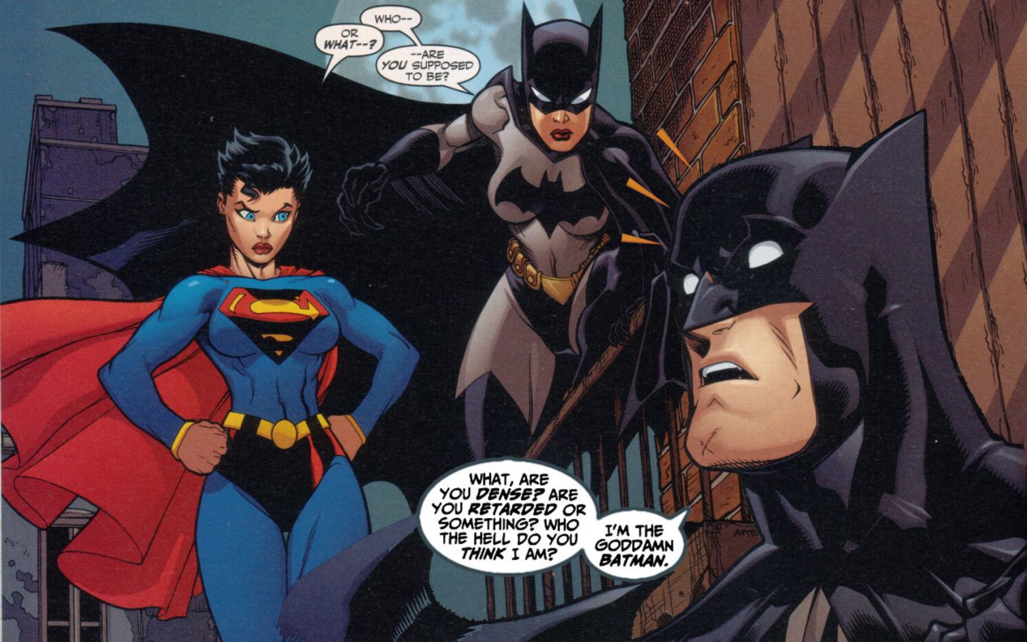 Superwoman/Batwoman (earth-11)vs Supergirl/Batgirl (earth-1) - Battles -  Comic Vine