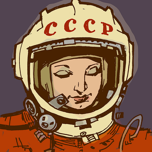 Female Astronauts Drawn by Philip Bond! The Beautiful Women of Space~