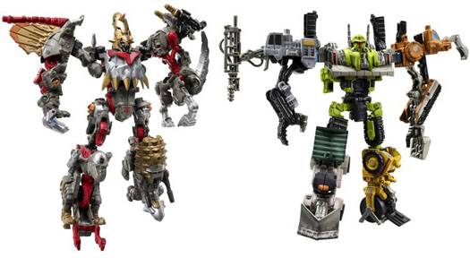 Hasbros Transformers: Dinobots & Constructicons Combiner Pack for 2011 ...