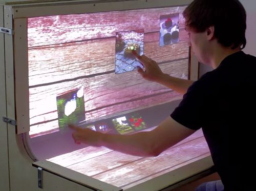 BendDesk: Multi-Touch on Curved Display From Media Computing Group ...