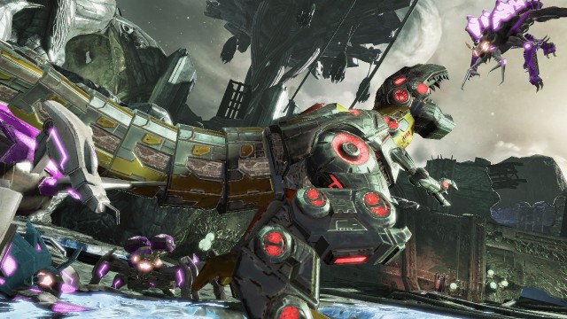Power Ranger Grimlock Transformers: Fall Of Cybertron “Grimlock” Exclusive Gameplay Footage ...
